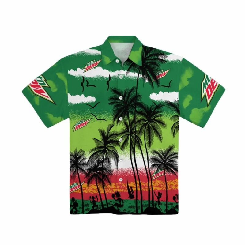 Mountain dew tropical beach hawaiian shirt 1