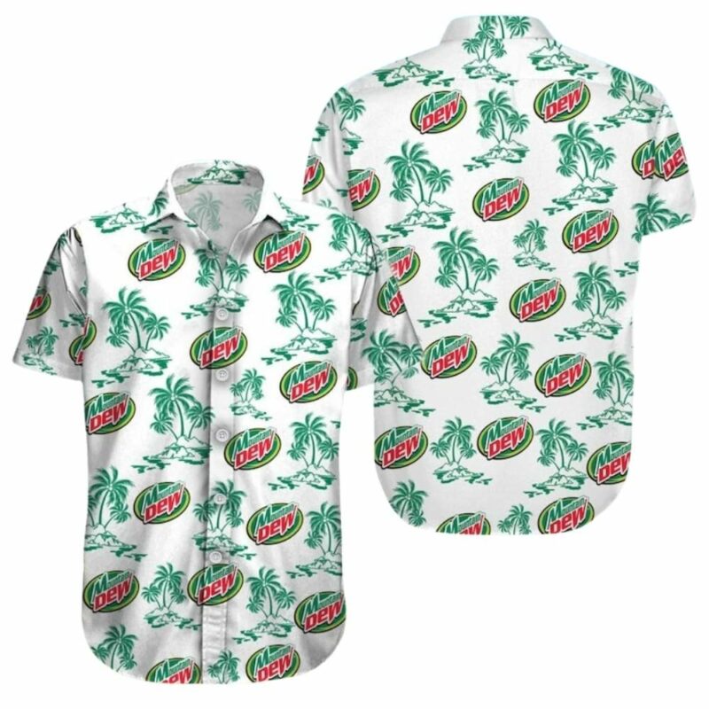 Moutain dew island coconut tropical hawaiian shirt 1