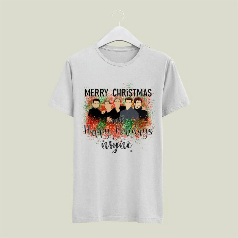 Nsync Music Band Merry Christmas 4 T Shirt