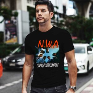 NWA Straight Outta Compton Graphic 5 T Shirt