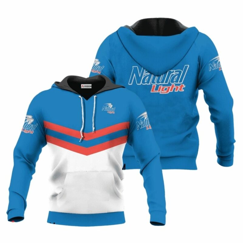 Natural light blue tennis 3d hoodie 1