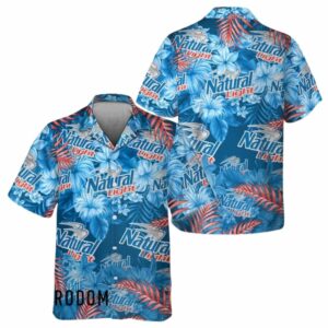 Natural Light Floral Flower Tropical Vibes Hawaiian Shirt