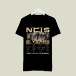 Naval Criminal Investigative Service Ncis 21 Years 2003 2024 Thank You For The Memories Signatures 2 T Shirt