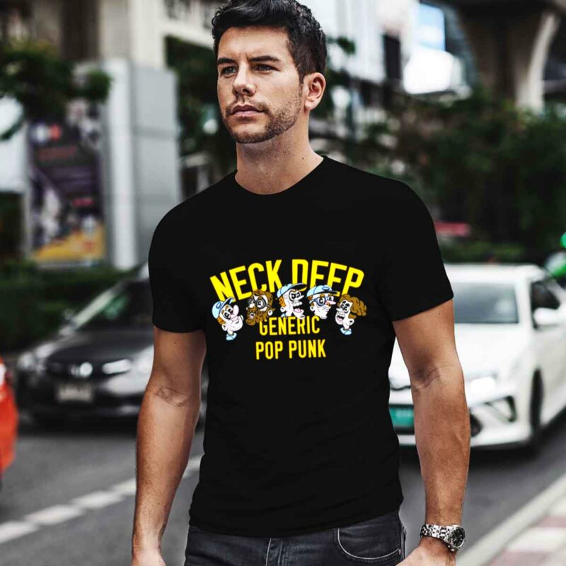 Neck Deep Generic Pop Punk Cartoon Faces Us 0 T Shirt