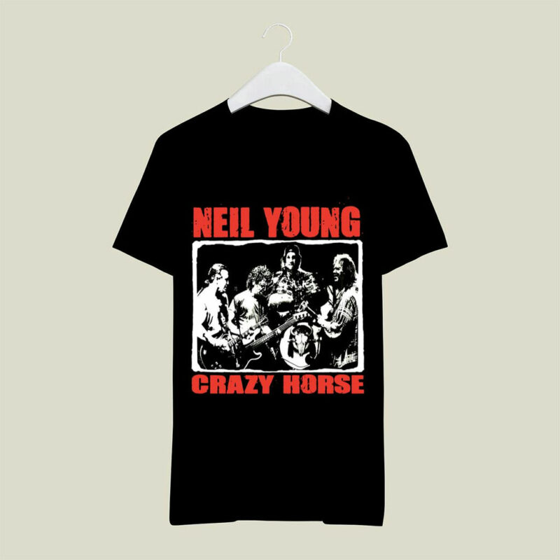 Neil Young Crazy Horse Tour 2003 Front 4 T Shirt