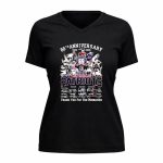 New England Patriots 66th anniversary 1960 2026 thank you for the memories signature 5 Womens V Neck.jpg
