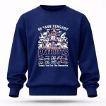 New England Patriots 66th anniversary 1960 2026 thank you for the memories signature 8 Sweatshirt.jpg