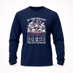New England Patriots 66th anniversary 1960 2026 thank you for the memories signature 9 Long Sleeves.jpg