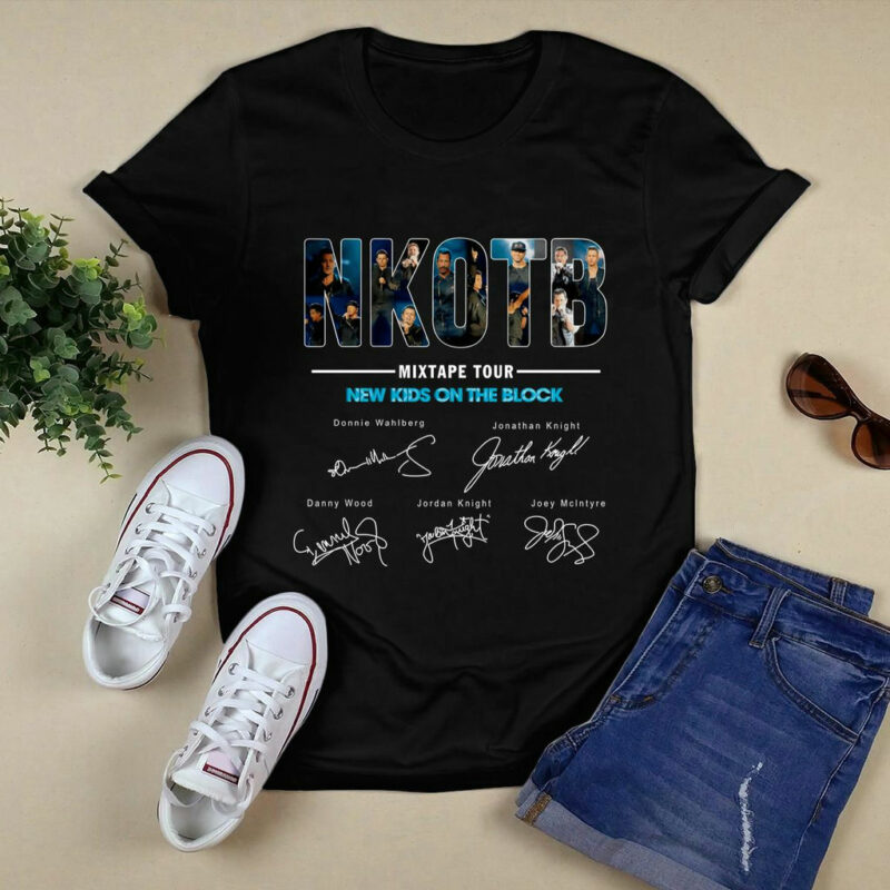 New Kids On The Block Mixtape Tour 2022 Nkotb Thank You For The Memories Front 4 T Shirt
