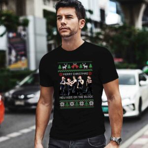 New Kids on the Block Christmas Ugly 4 T Shirt