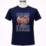 New York Knicks NBA 80th anniversary thank you for the memories 1946 2026 player signature 6 T Shirt.jpg