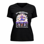 New York Mets coach and players 64th anniversary 1962 2026 thank you for the memories 5 Womens V Neck.jpg