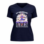 New York Mets coach and players 64th anniversary 1962 2026 thank you for the memories 9 Womens V Neck.jpg