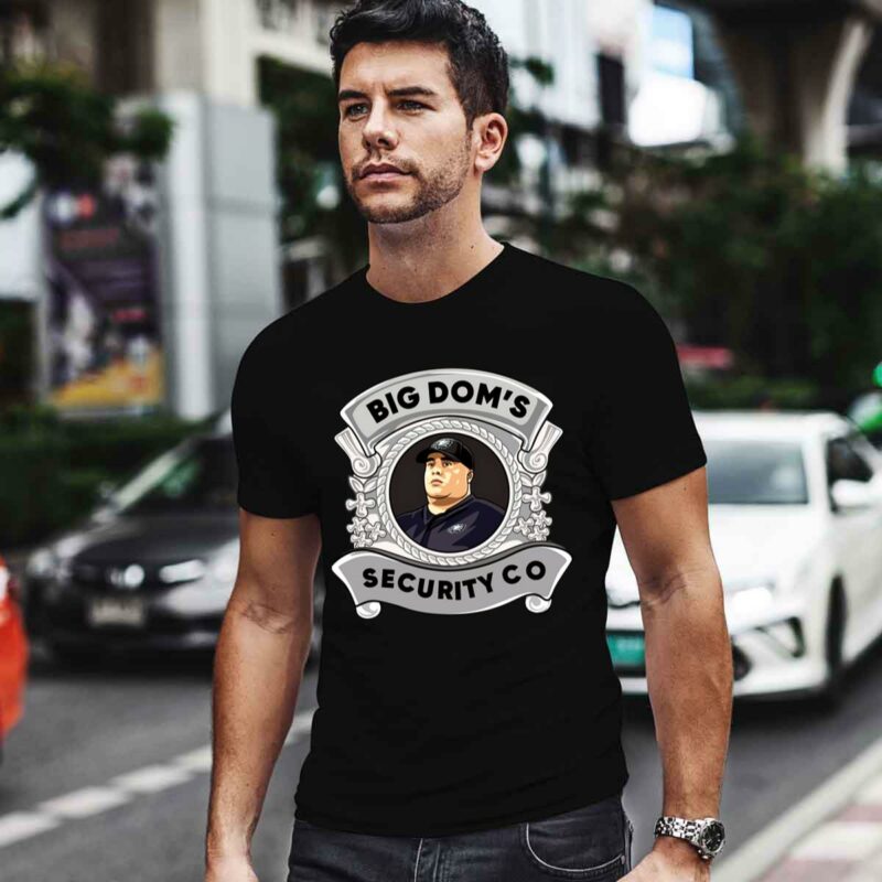 Nick Sirianni Wearing Big Doms Security Co 0 T Shirt