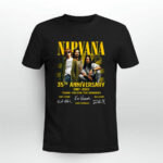 Nirvana 35th Anniversary 1987 2022 thank you for the memories signature 2 T Shirt