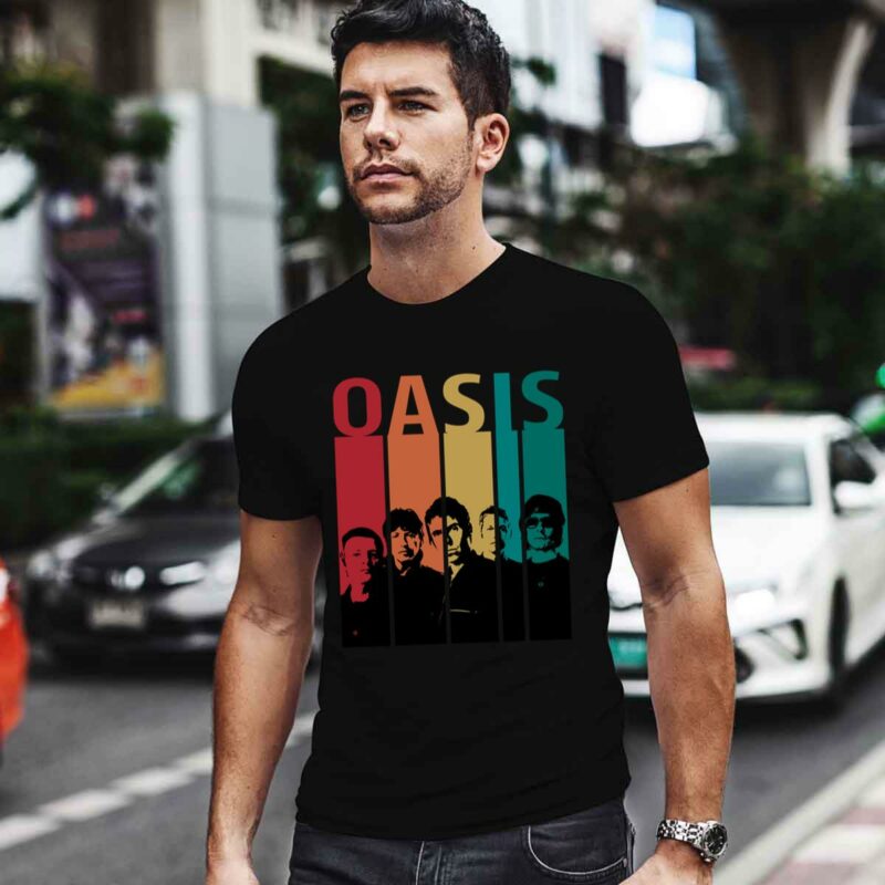 Oasis Band Retro Style 4 T Shirt