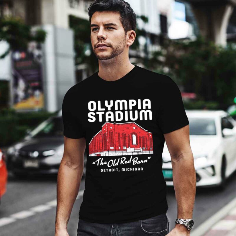 Olympia Stadium The Old Red Barn Detroit Michigan 0 T Shirt