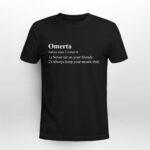 Omerta Rules For The Life Mobsters Unite 2 T Shirt