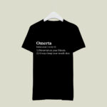 Omerta Rules For The Life Mobsters Unite 3 T Shirt
