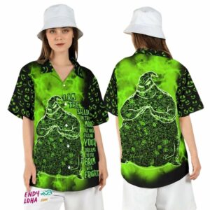 Oogie Boogie Shadow Man Nightmare Before Christmas Spooky Hawaiian Shirt