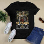 Outlander 10 Years 2014 2024 Thank You For The Memories 4 T Shirt