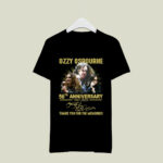 Ozzy Osbourne 56th Anniversary 1967 2023 Thank You For The Memories Signature 2 T Shirt