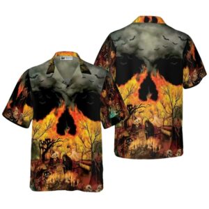 Party At Halloween Night Hawaiian Shirt