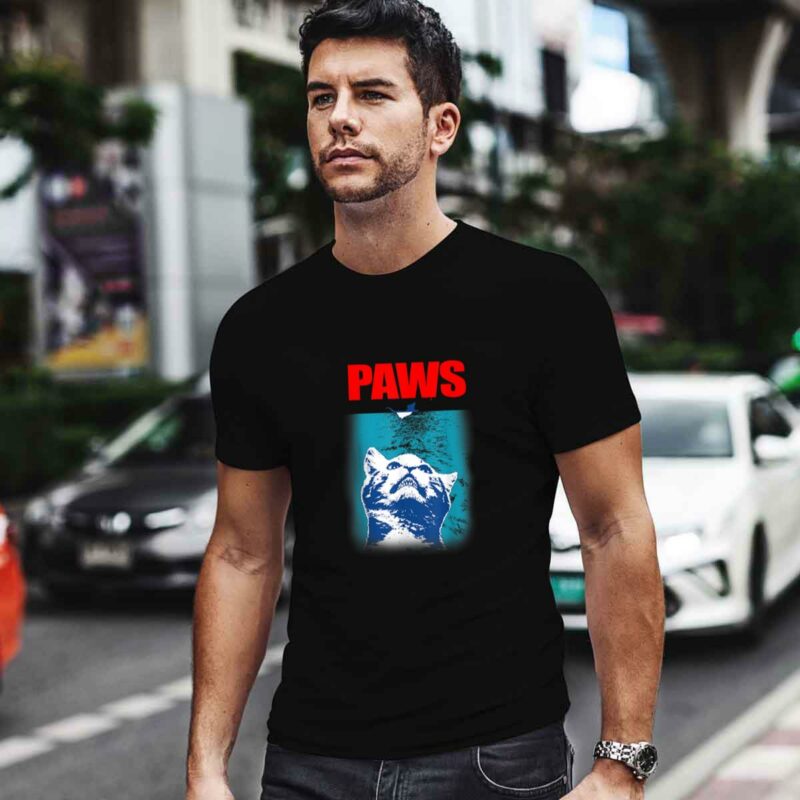 Paws Parody Tees For Cat Kitten Shark Cat Lovers 0 T Shirt