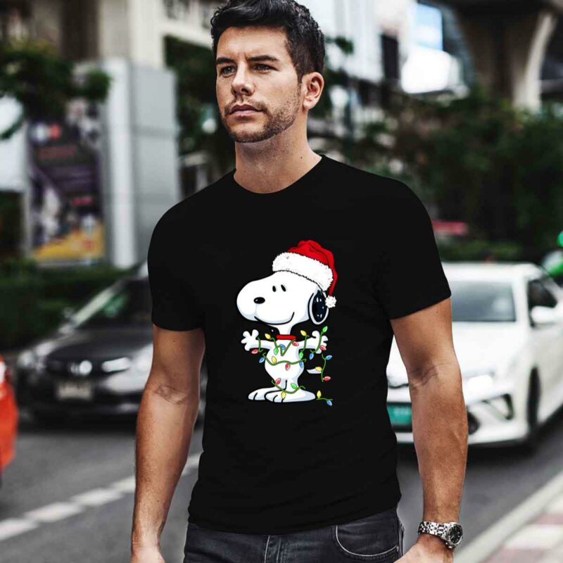 Peanuts Holiday Snoopy Cute Light Up 0 T Shirt