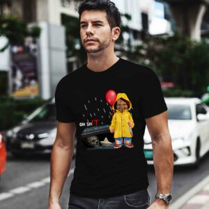 Pennywise And Chucky IT Oh Shit 0 T Shirt