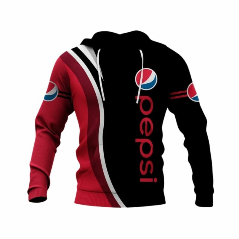 Pepsi In My Heart Logo Funny Black And Red All Over Print Hoodie