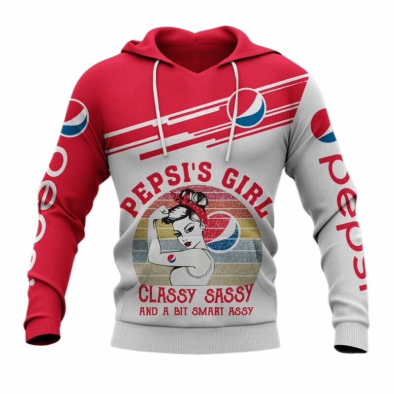 Pepsis Girl Classy Sassy And A Bit Smart Assy All Over Print Hoodie