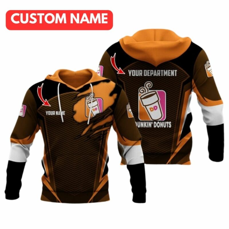 Personalized And Department Dunkin Donuts All Over Print Hoodie All Over Print Hoodie
