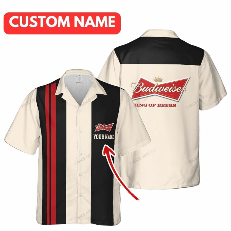 Personalized Budweiser King Of Beers Hawaiian Shirt