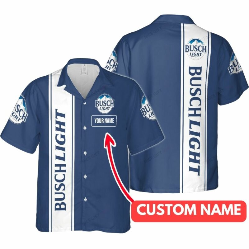 Personalized Busch Light Logo Funny Hawaiian Shirt