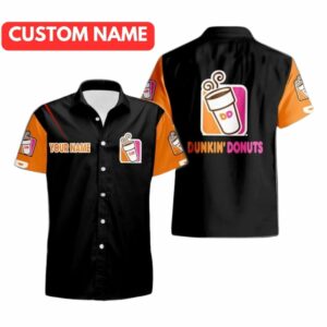 Personalized Dunkin' Donuts In My Heart Hawaiian Shirt