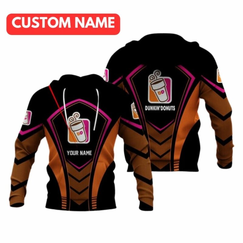 Personalized Dunkin Donuts Uniform All Over Print Hoodie All Over Print Hoodie