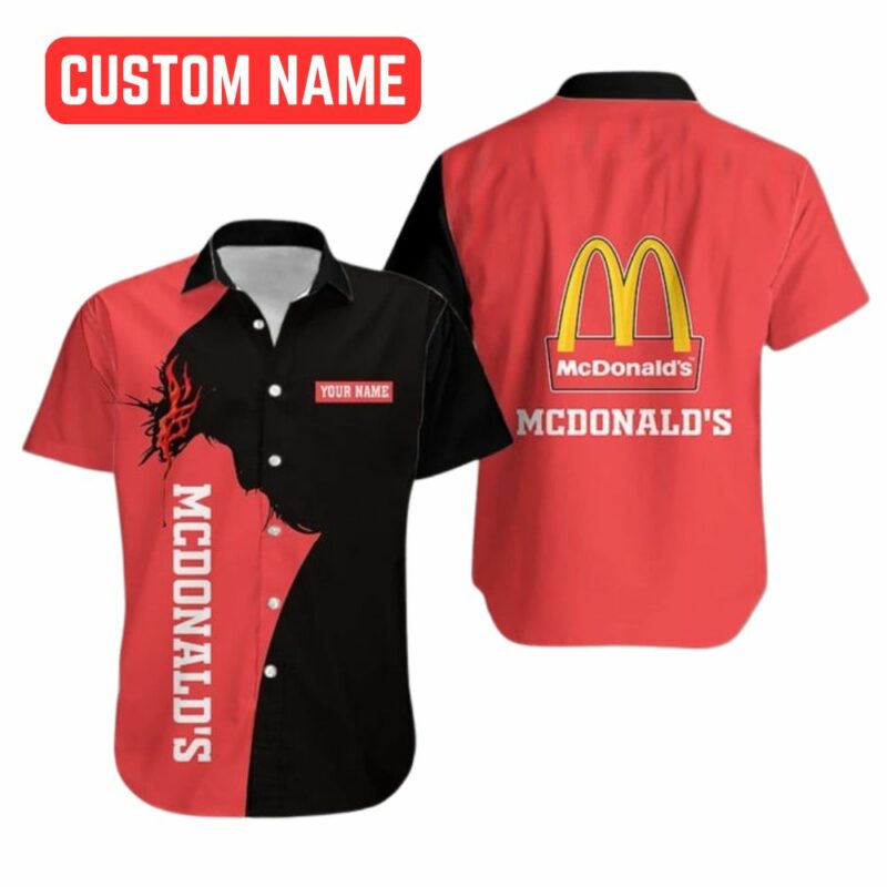 Personalized Jesus With Logo McDonalds Hawaiian Shirt