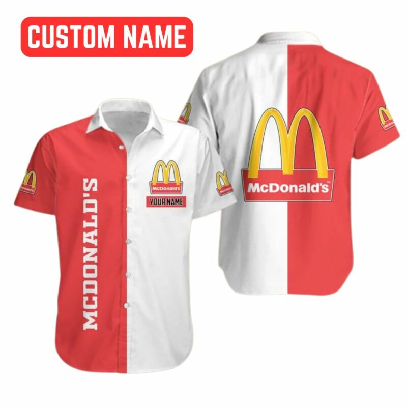 Personalized Logo McDonalds In My Heart Hawaiian Shirt