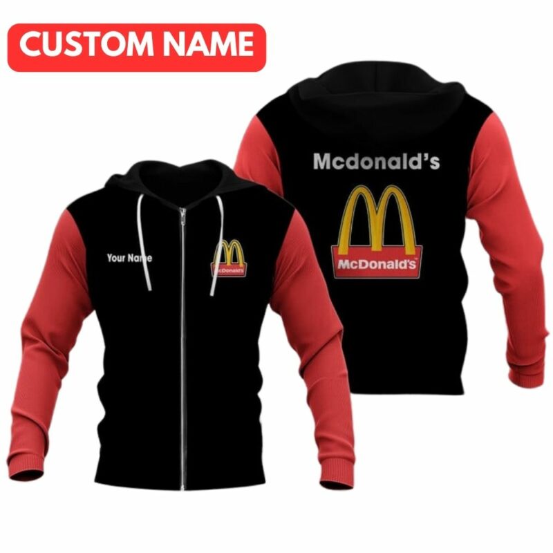 Personalized McDonalds All Over Print Hoodie