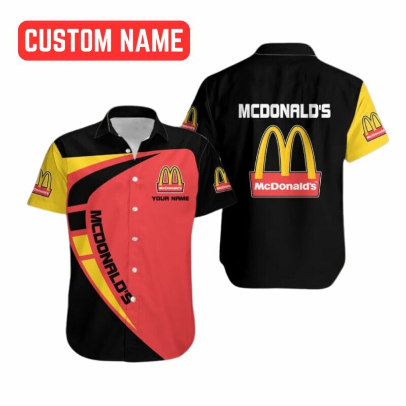 Personalized McDonalds In My Heart Hawaiian Shirt