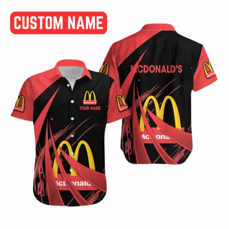 Personalized McDonalds Logo Hawaiian Shirt