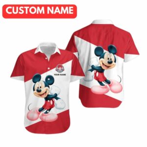 Personalized Mickey Mouse With Wendy's In My Heart Hawaiian Shirt