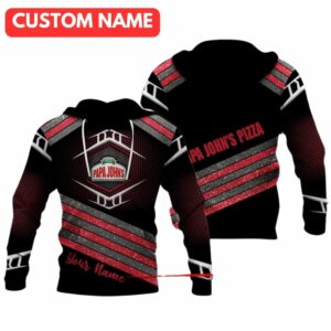 Personalized My Love Papa Johns Pizza Logo Funny All Over Print Hoodie