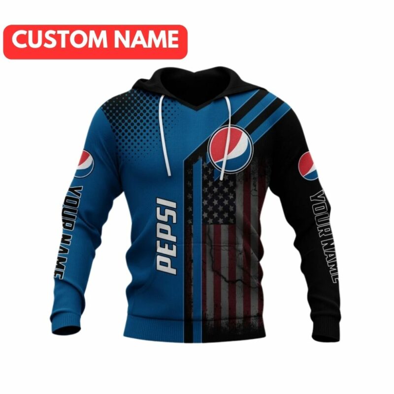 Personalized Pepsi With Flag American For 4th Of July All Over Print Hoodie