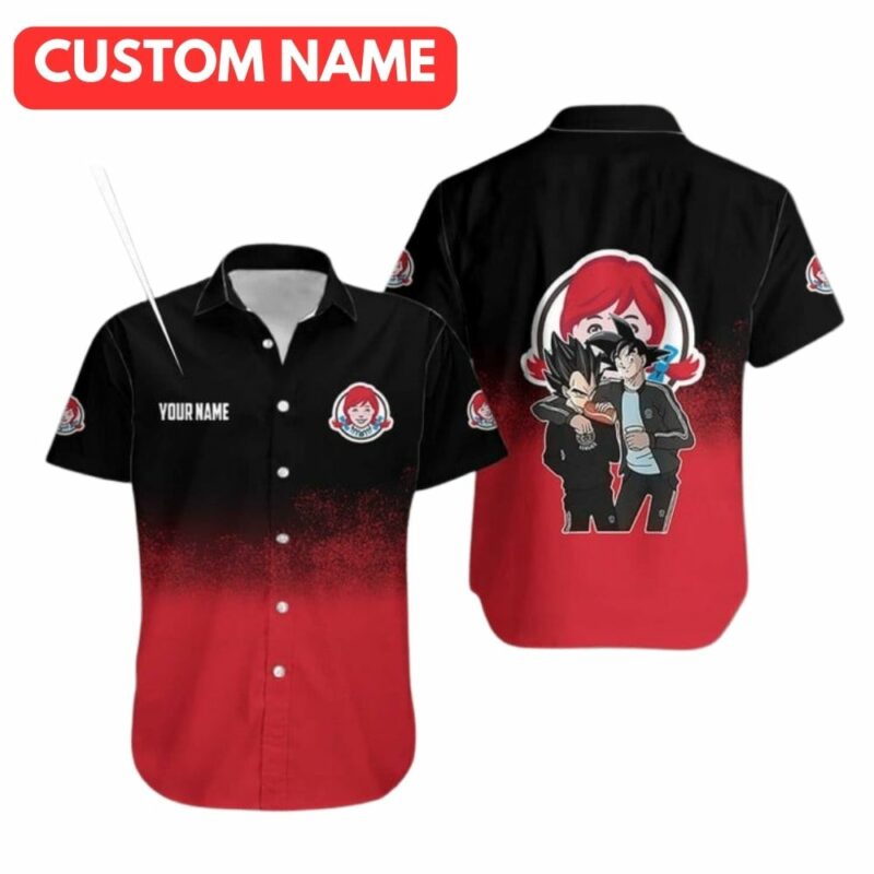 Personalized SonGoku With Wendys Hawaiian Shirt