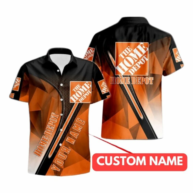 Personalized The Home Depot Logo Funny Hawaiian Shirt