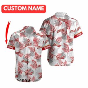 Personalized Tropical Basic Budweiser Hawaiian Shirt