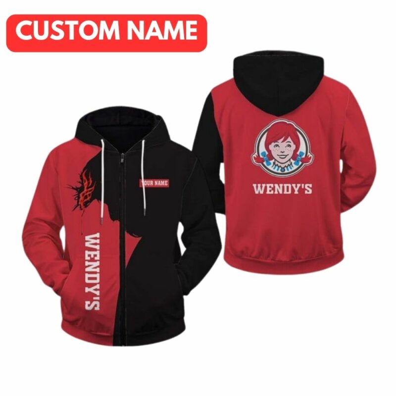Personalized Wendys With Jesus All Over Print Hoodie