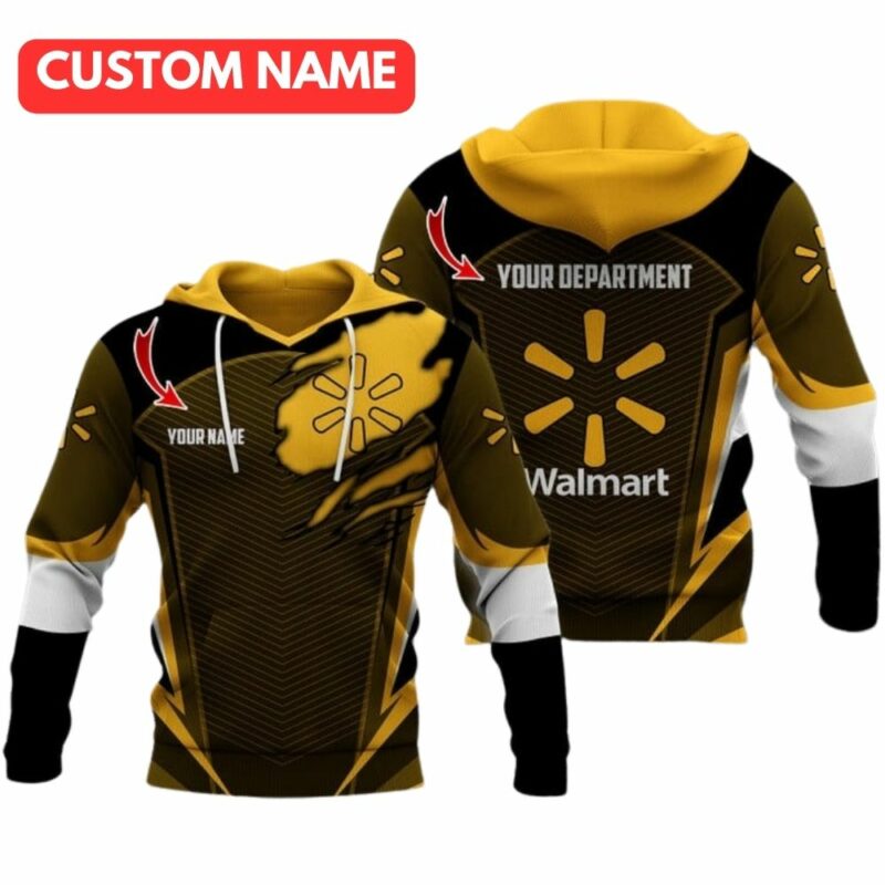 Personalized and department logo walmart in my heart 3d hoodie 1